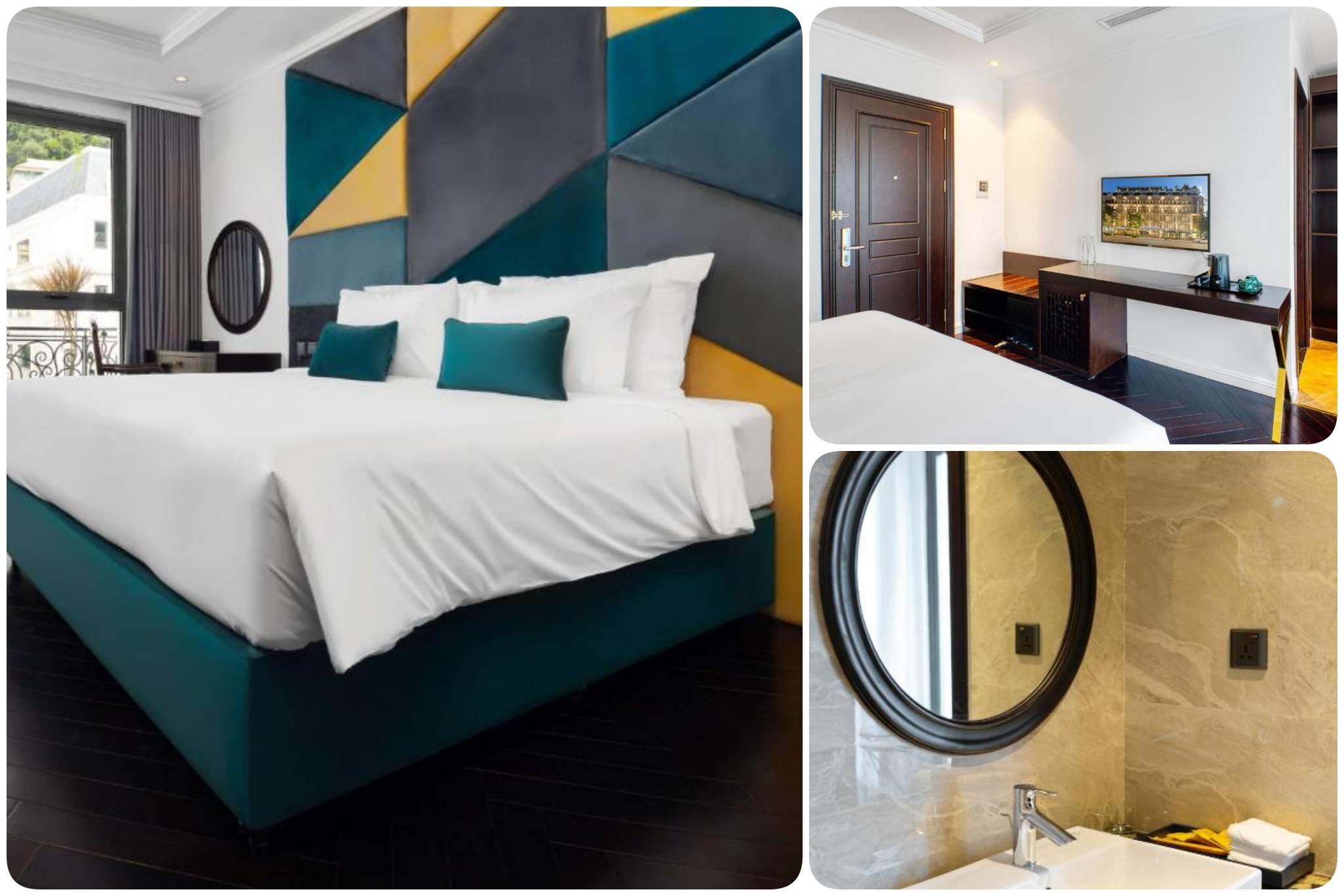 Không gian tại phòng deluxe giường đôi